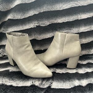 Chic Gray Ankle Booties